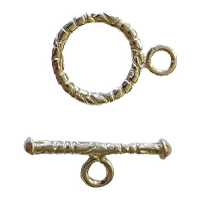 Sterling Silver Decorative Toggle Clasp 12.00mm