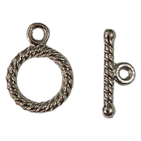 Sterling Silver Rope Toggle Clasp 10.50mm