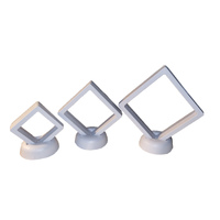 Suspension Gemstone Boxes - White-With FREE Stand