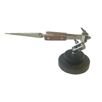Single Third Hand with Round Base - STRAIGHT SOLDER TWEEZER