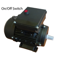Electric Motor 1/3hp with PULLEY & ON/OFF SWITCH