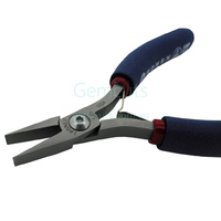 Tronex Flat Nose Short Jaw Wide Tip Pliers #545 - Standard Handle