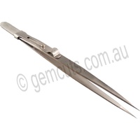 Slide Locking Tweezers - Fine Point