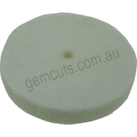 Unmounted Extra Hard Felt Wheel 25mm