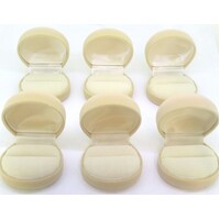 Ring Box  VV02 - Cream Set of 6 Buy 1 get 1 free - FREE Postage