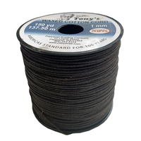 Supreme Waxed Cotton Cord - Brown (Per Metre)