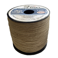   Supreme Waxed Cotton Cord - Natural (Per Metre)