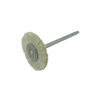 Mounted White Goat Hair Brush 22mm