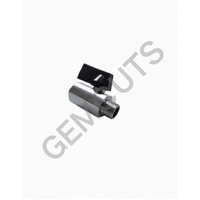 Chrome Plated Brass Ball Valve 1/4