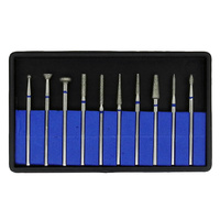 Diamond Plated Carving Burr Set of 10