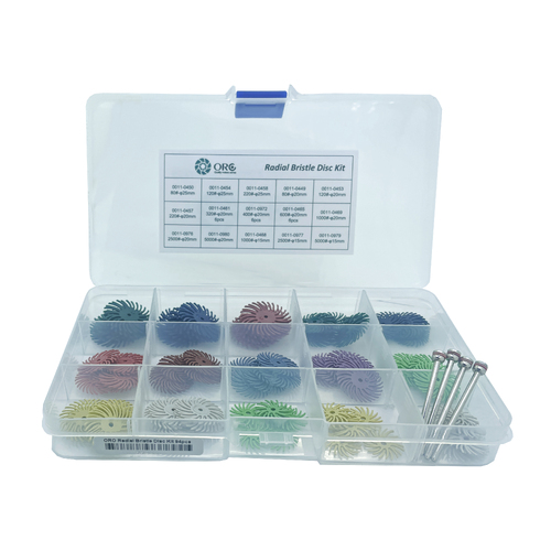 Jewellers 94 Piece Radial Bristle Disk Kit (0986)