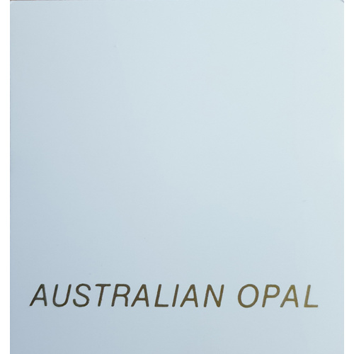 White Gloss Opal Cards - Pack of 100
