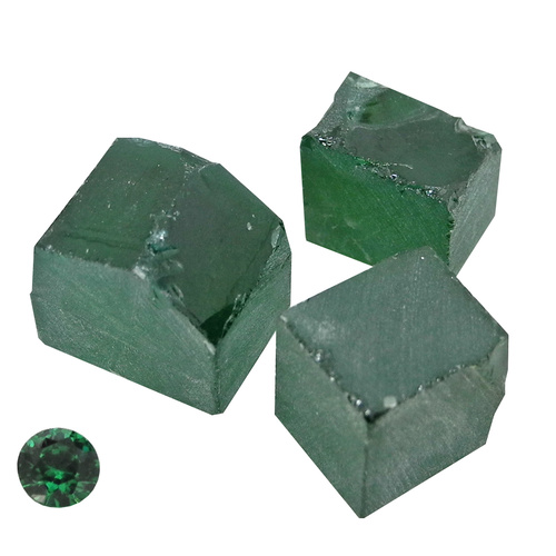 Cubic Zirconia - Green - Per Piece - Medium