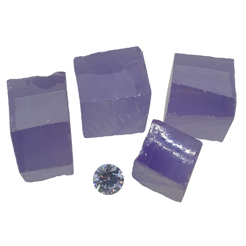 Cubic Zirconia - Lavender - Per Piece - Small