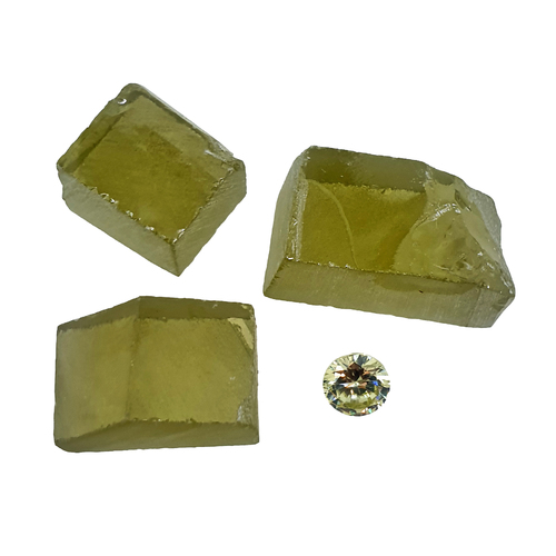 Cubic Zirconia - Olive - Per Piece - Small