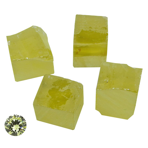 Cubic Zirconia - Peridot - Per Piece - Small