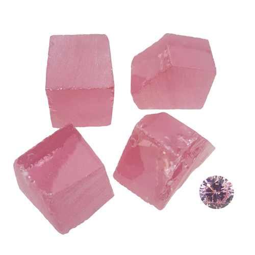 Cubic Zirconia - Pink - Per Piece - Small