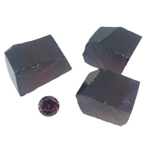Cubic Zirconia - Rhodolite - Per Piece - Small