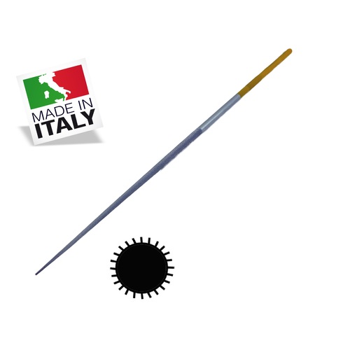 180mm Round Platinum Needle File Cut 0