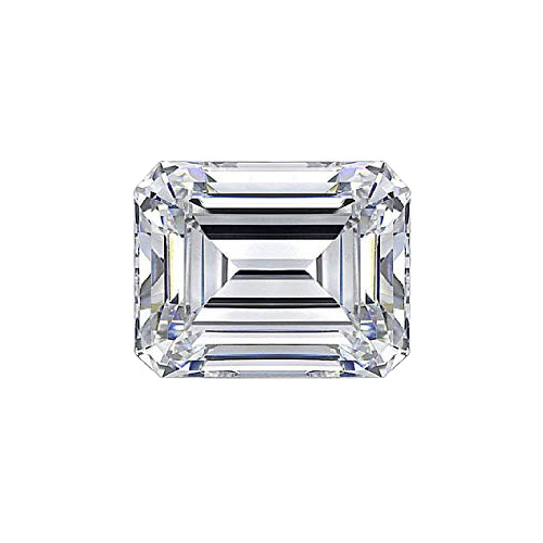 Octagonal Cubic Zirconia - White - 4mm x 6mm