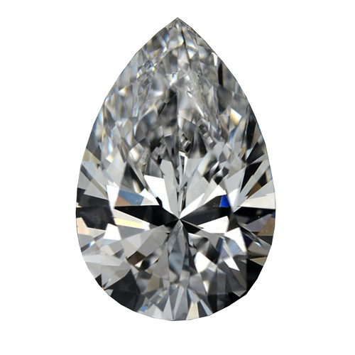 Pear Cubic Zirconia - White - 3mm x 5mm