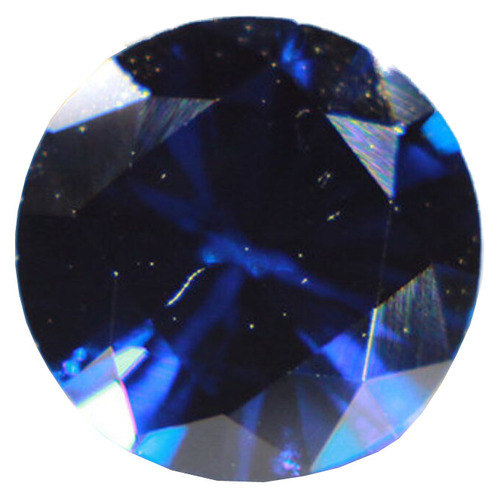 Round Cubic Zirconia - Blue Spinel  [Diameter: 1.50mm]