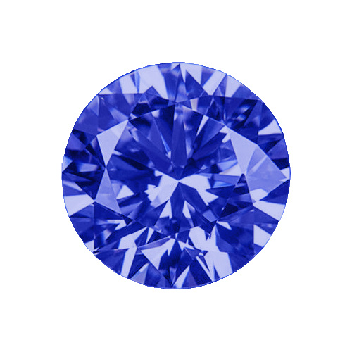 Round Cubic Zirconia - Tanzanite [Diameter: 1.50mm]