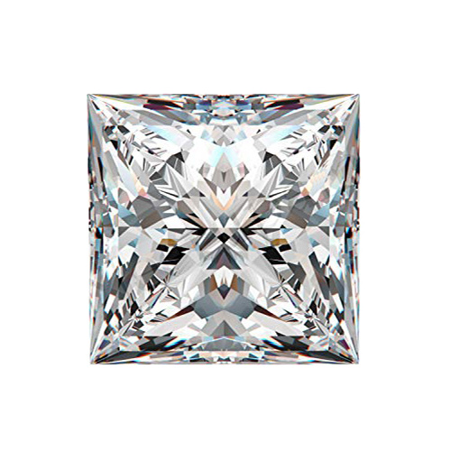 Square Cubic Zirconia - White - 4mm x 4mm