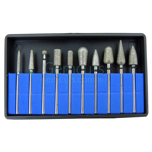 Diamond Plated Carving Burr Set 70 Grit