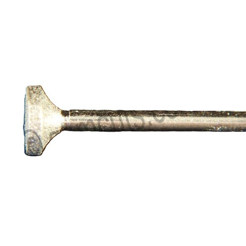 Diamond Plated Carving Burr - Inverted Cone Wheel with Rim - 180 Grit