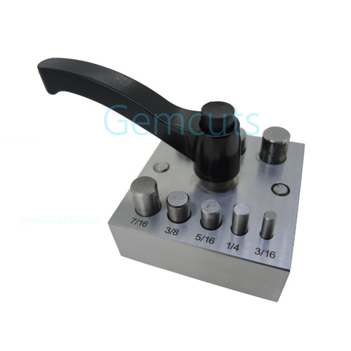 Precision Disk Cutter - Set of 7 with Screw Down Lever