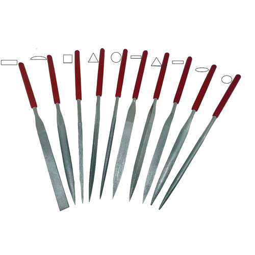 Diamond Needle Files 120 Grit - Set of 10
