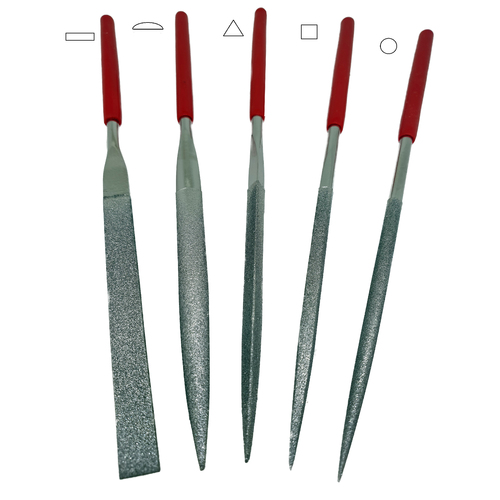 Diamond Needle Files 120 Grit - Set of 5