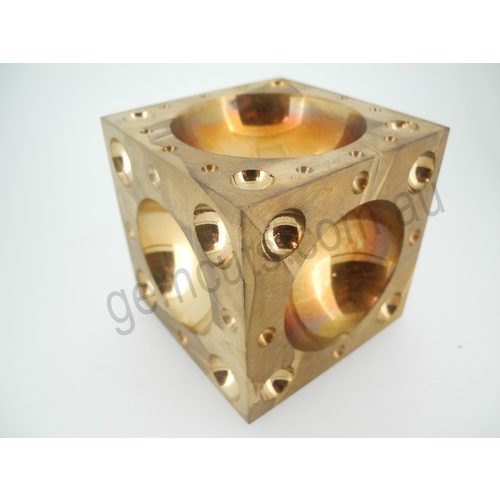 Doming Block Brass