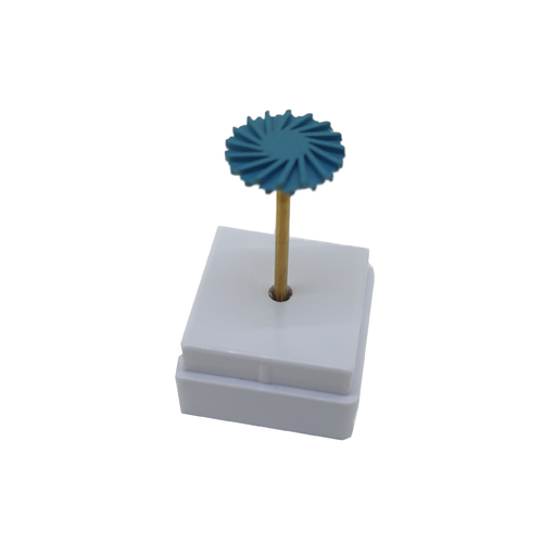 Flexible Diamond Bristle Wheel - Medium-Blue