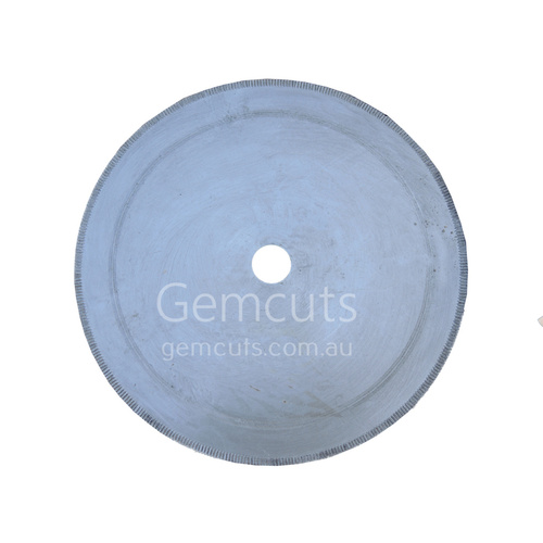Diamond Lapidary Notched Saw Blade 10 Inch (250mm) 25mm Centre
