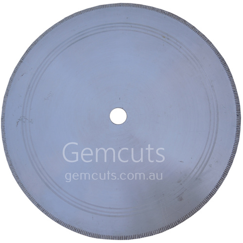 Diamond Lapidary Notched Saw Blade 14 Inch (350mm) 1" Centre
