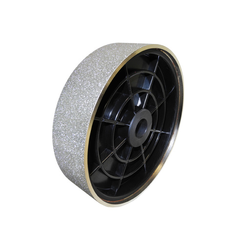 Diamond Plated Lapidary Wheel 200mm x 50mm (8" x 2") [Grit Size: 80]