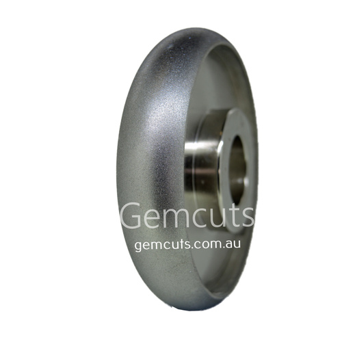 Convex Diamond Wheel 100mm x 20mm -  180 Grit