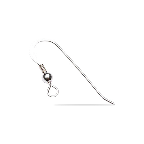 Shepherd Hook with Bead & Coil 