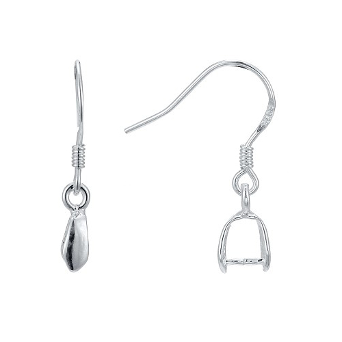 Sterling Silver Shepherd Hook with Pendant Bail