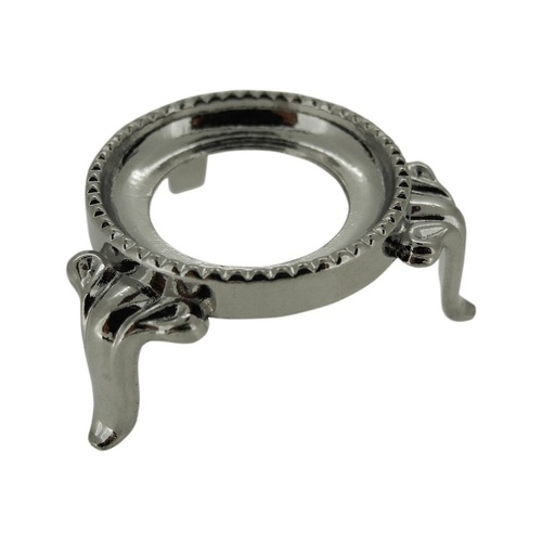 Plated Sphere & Egg Stand Silver 