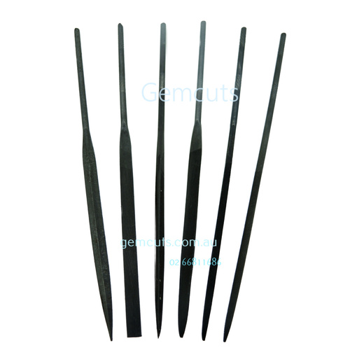 Steel Needle File Set of 6 - 2 Cut