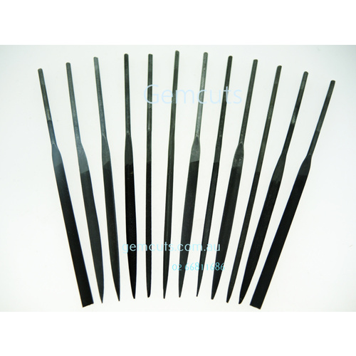 Steel Needle Files 140mm - Set of 12 - Cut 2