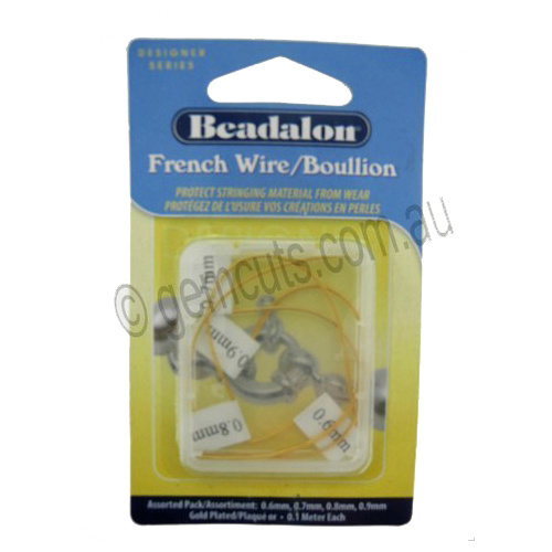 Beadalon French Wire/Boullion - Gold Plated
