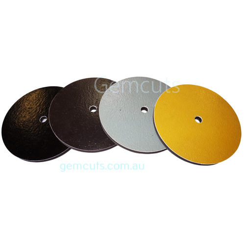 SLS Resin Bonded Magnetic Diamond Disks 150mm (6 Inch) - Set of 4 with 1/2 Inch Centre Hole