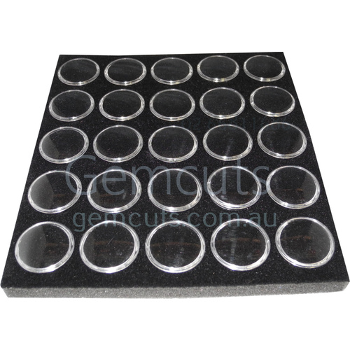 Gem Pods 30mm - Black - Set of 25