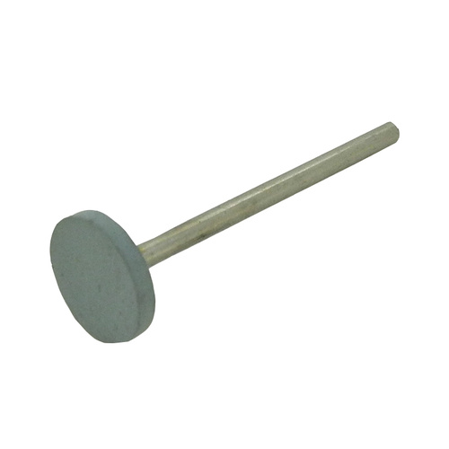 Flexible Silicone Polisher- Fine - Mounted Small Wheel - BLUE
