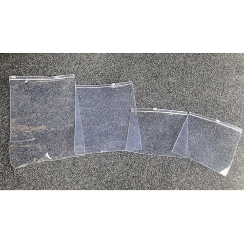 Heavy Duty PVC Zipper Bags - Pack of 10