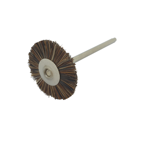 Mounted Flat Horse Hair Brush - 22mm